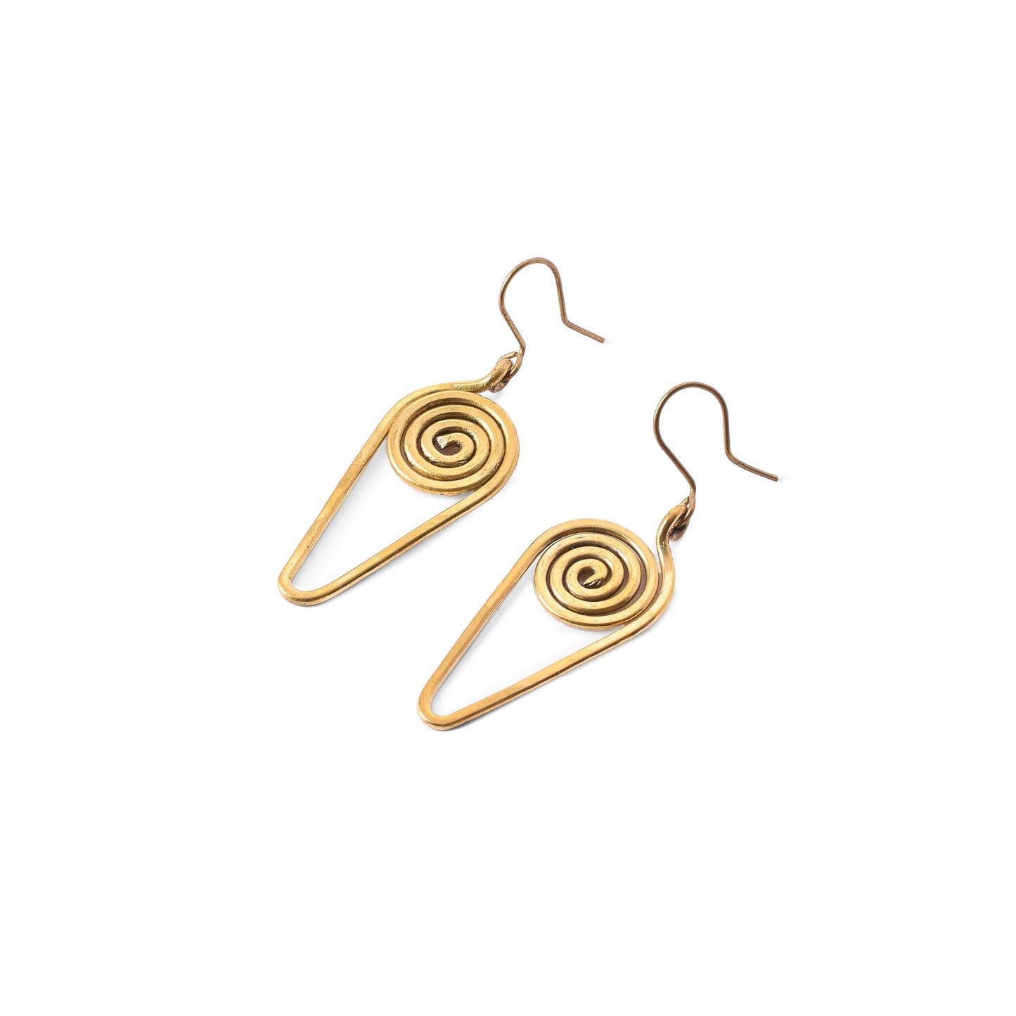 Spiral Triangular Earring