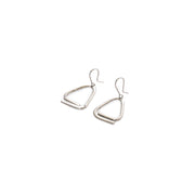 Triangle Brass Modern Earrings