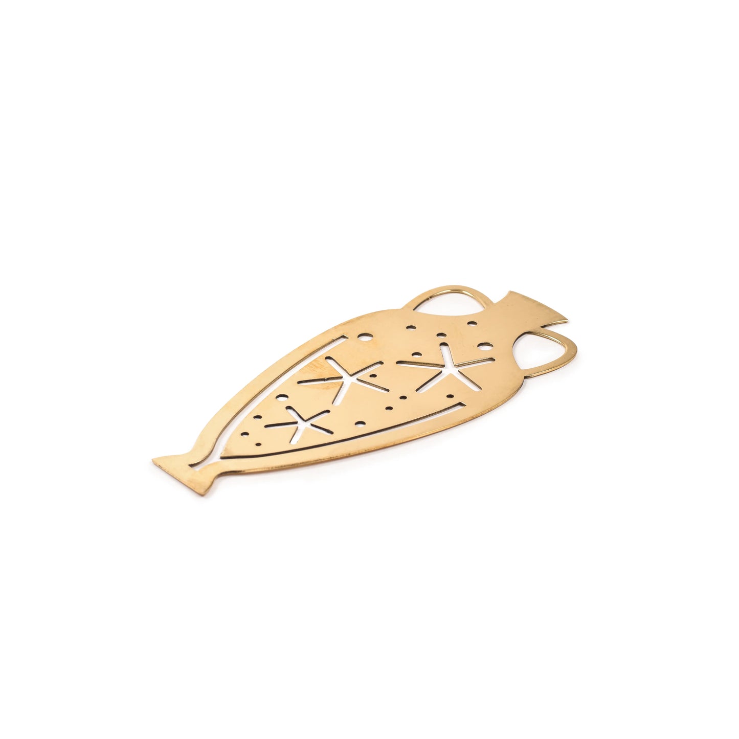 Vase Brass Bookmark