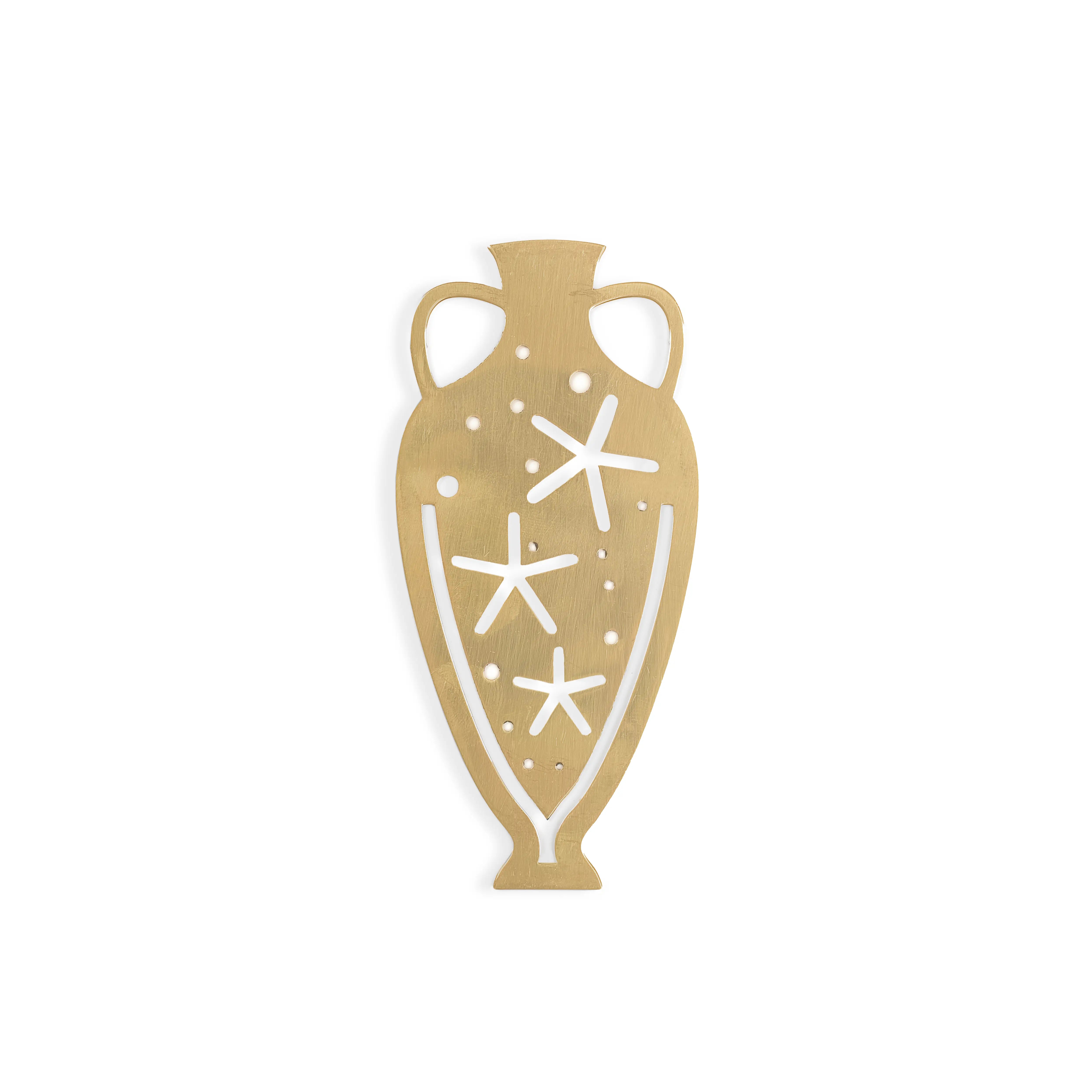 Vase Brass Bookmark