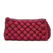Pompom Crochet Clutch