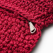 Pompom Crochet Clutch