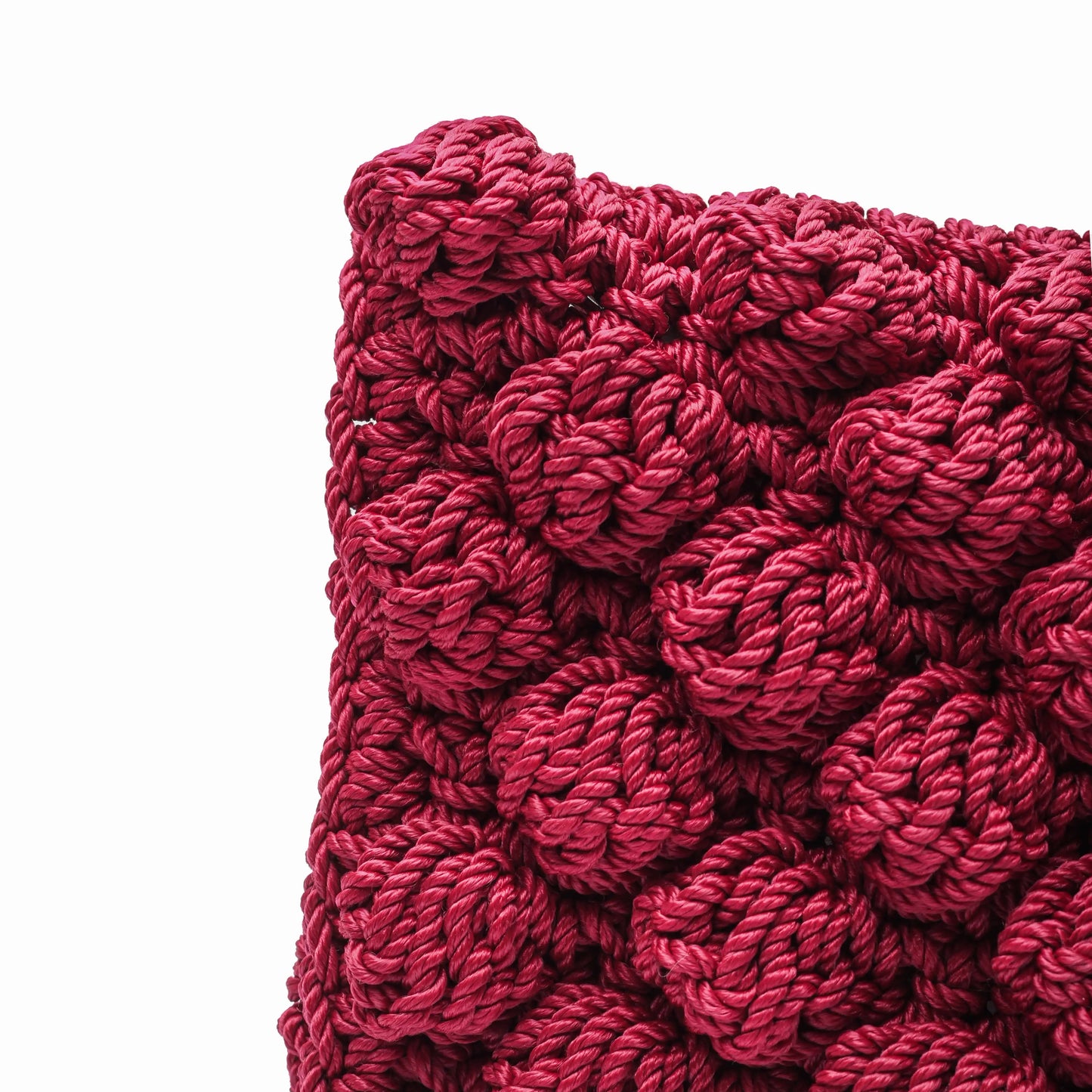 Pompom Crochet Clutch