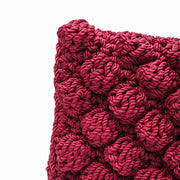 Pompom Crochet Clutch