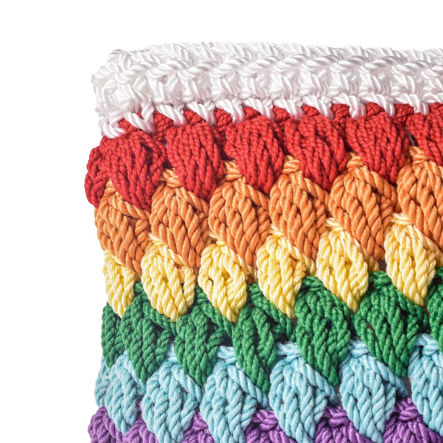Rainbow Crochet Clutch