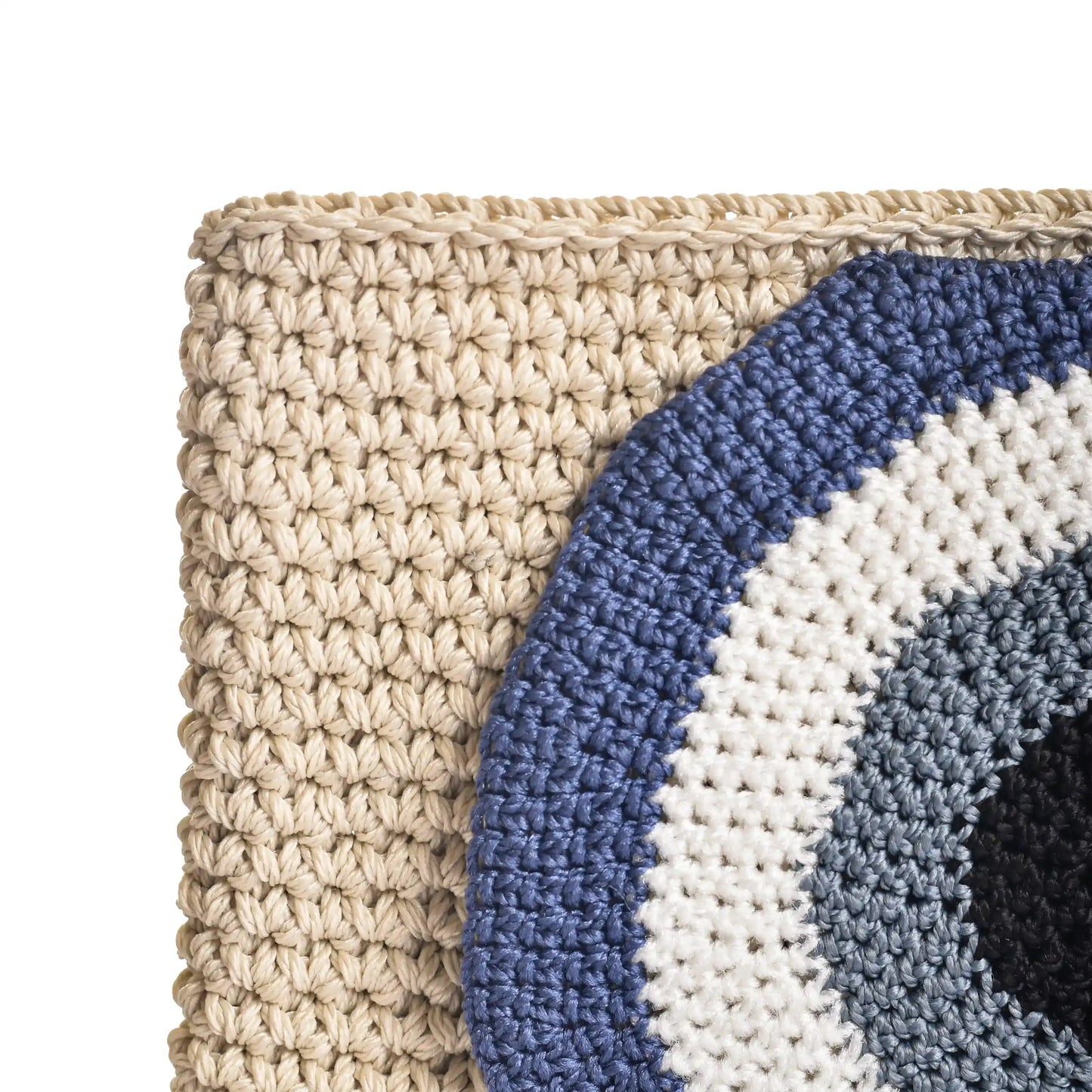 Crochet Evil Eye Clutch