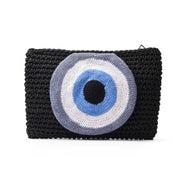 Crochet Evil Eye Clutch