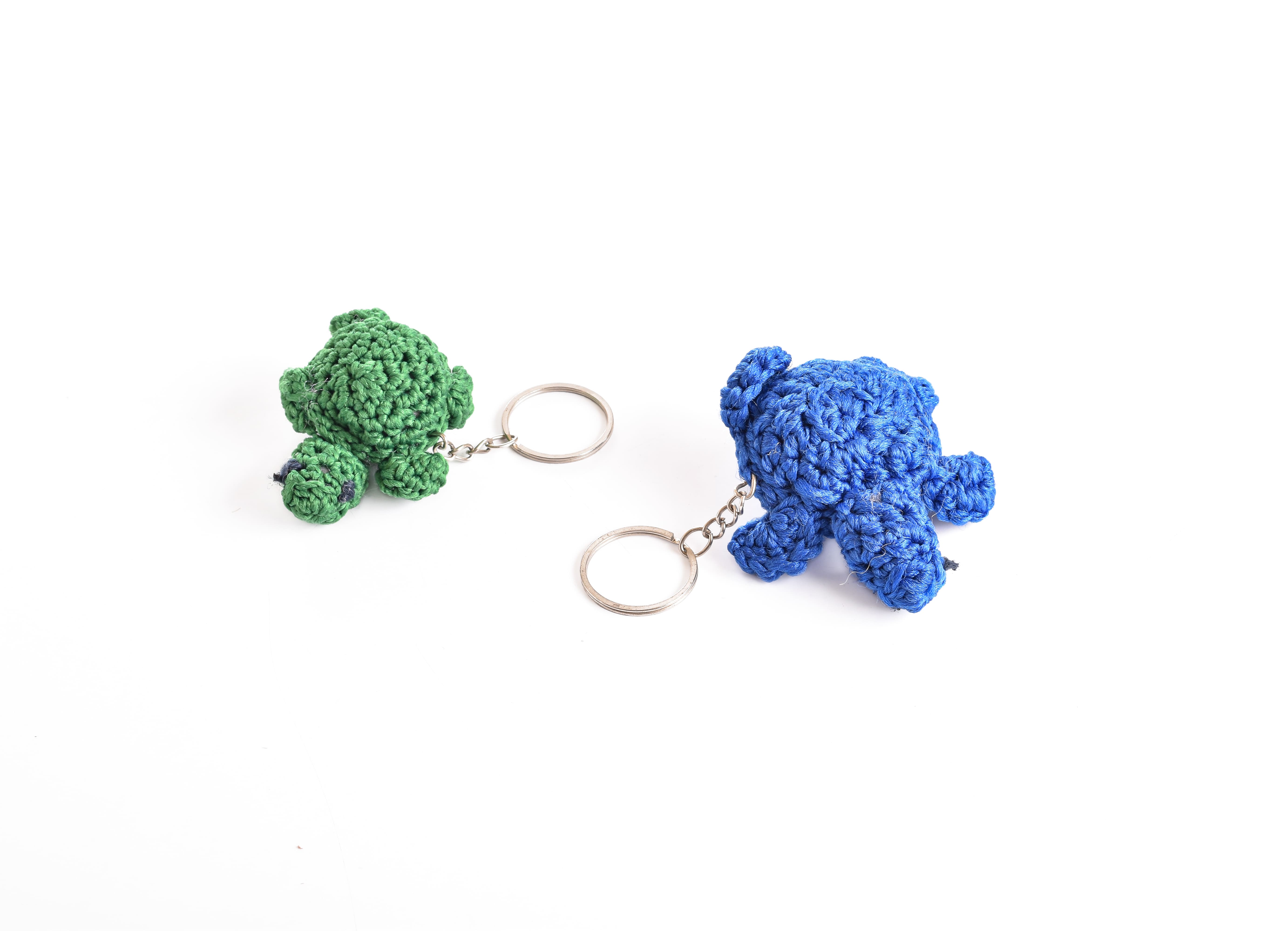 Turtle Crochet Keychain