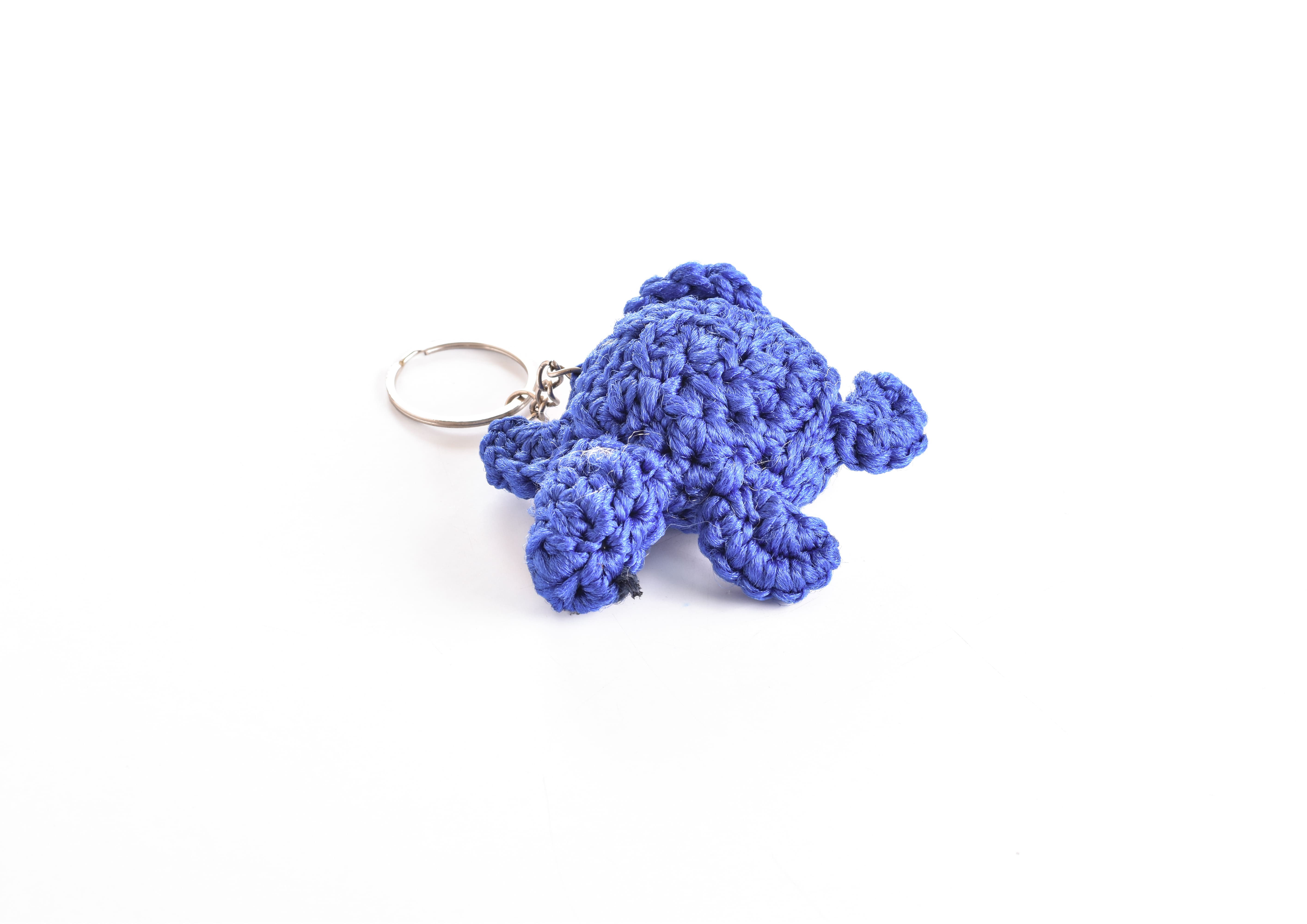 Turtle Crochet Keychain