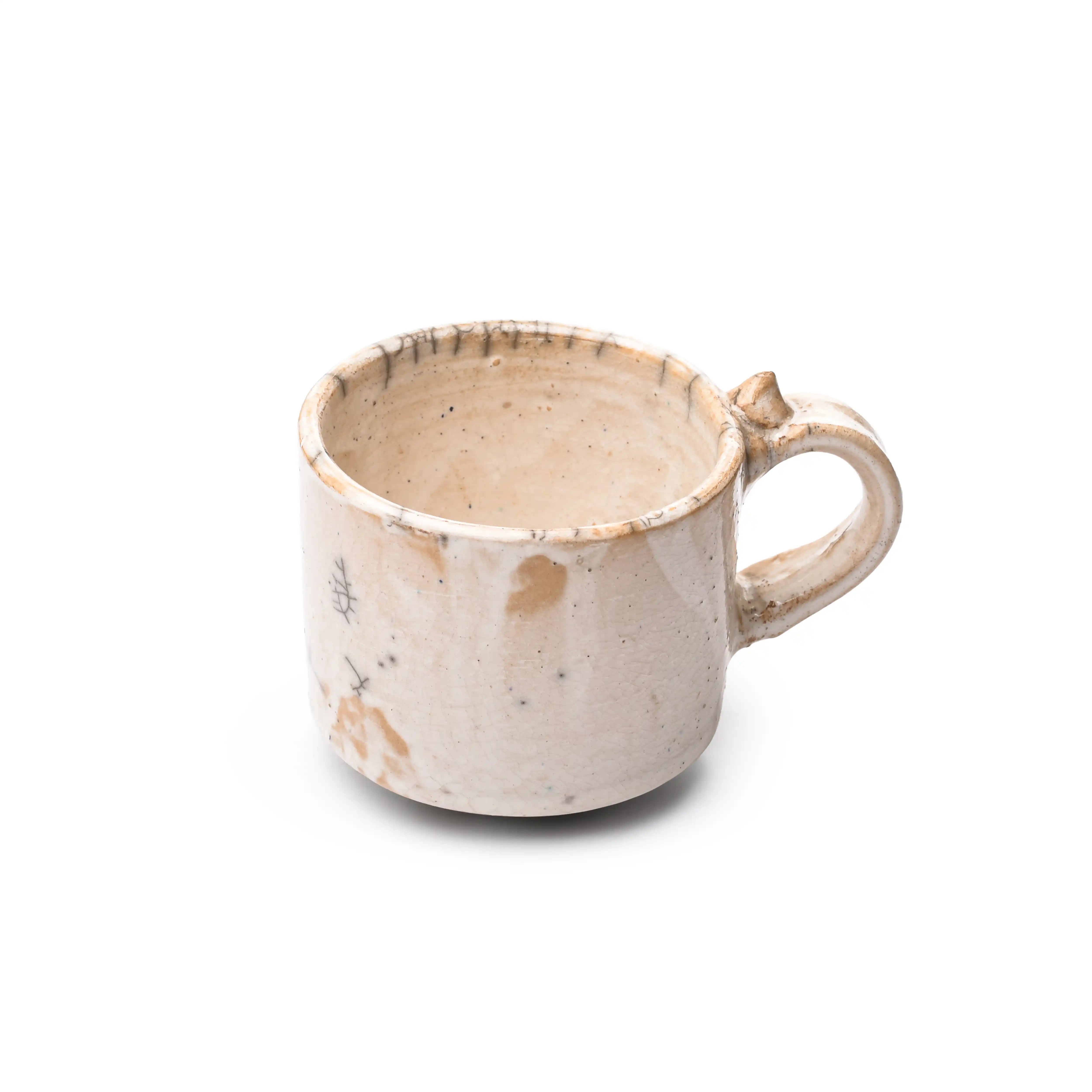 Raku Wide Mug