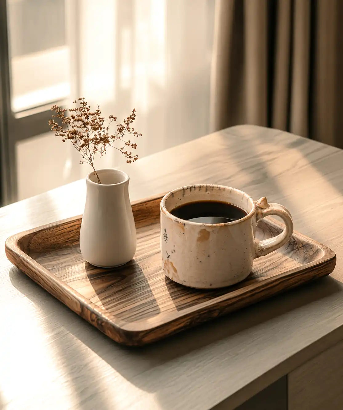 Raku Wide Mug