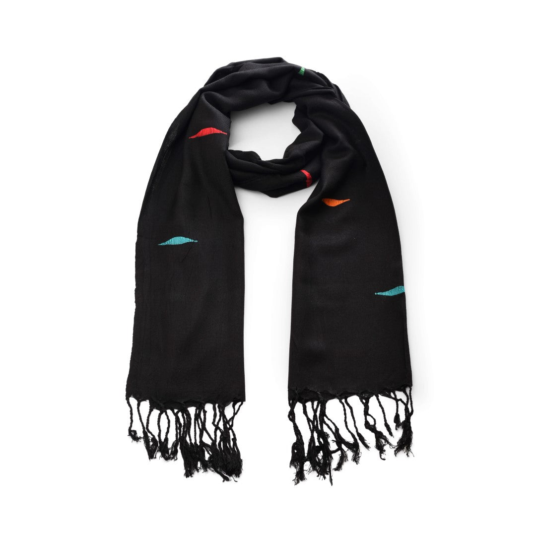 Eyes Handwoven Scarf