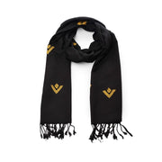 Triangles Embroidered Scarf