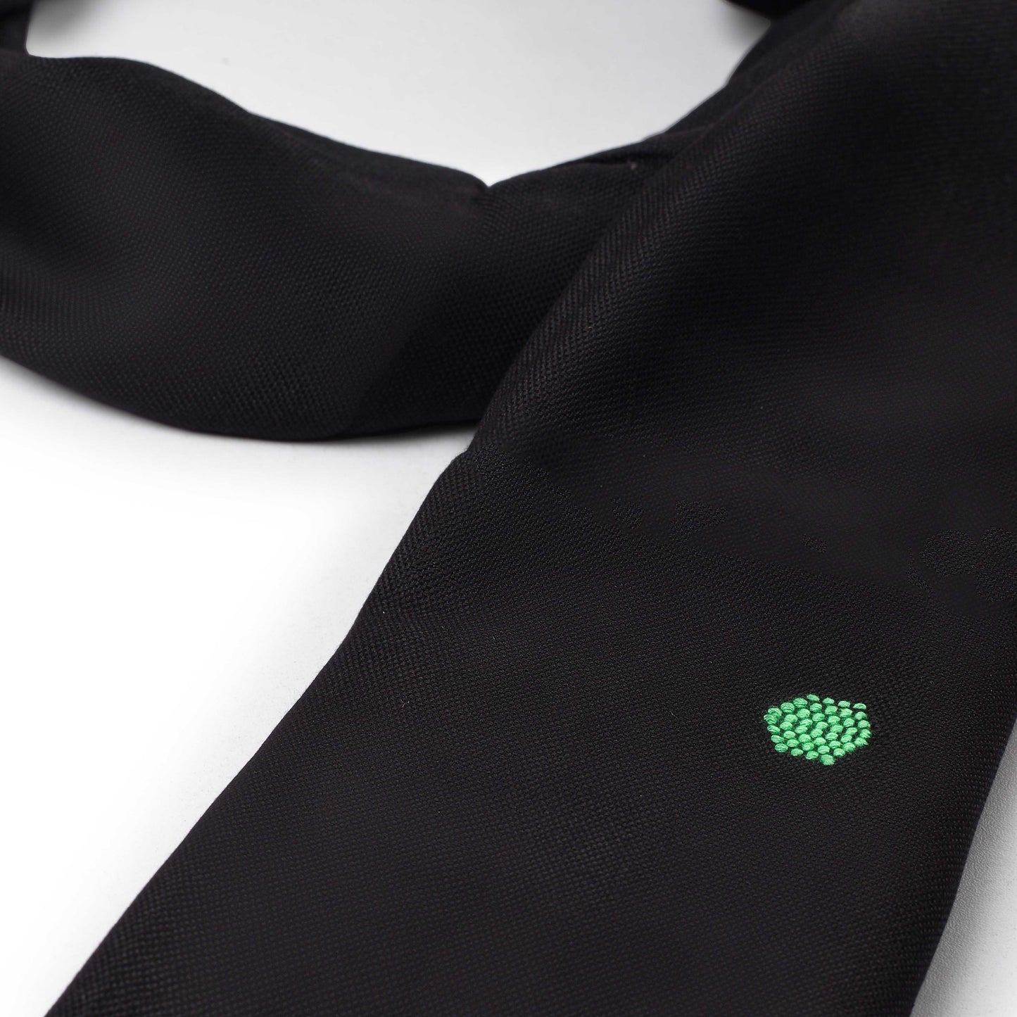 Circles Embroidered Scarf