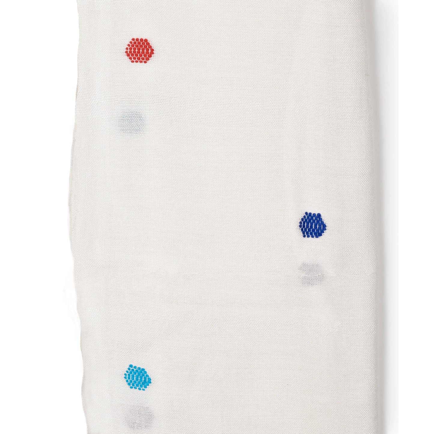 Circles Embroidered Scarf