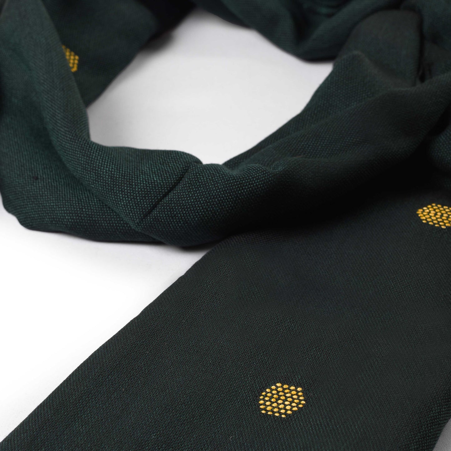 Circles Embroidered Scarf