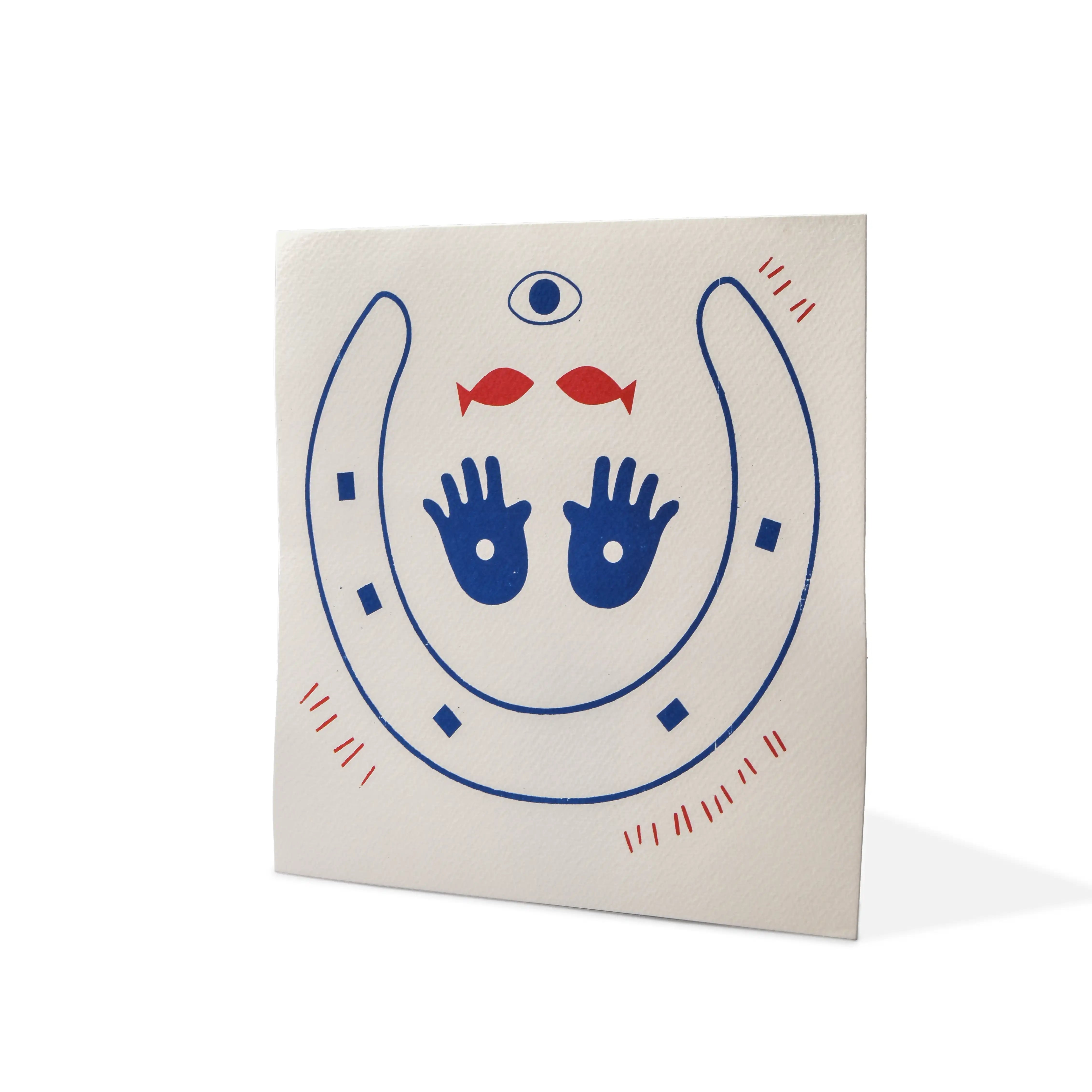 Protection Horseshoe Small Poster