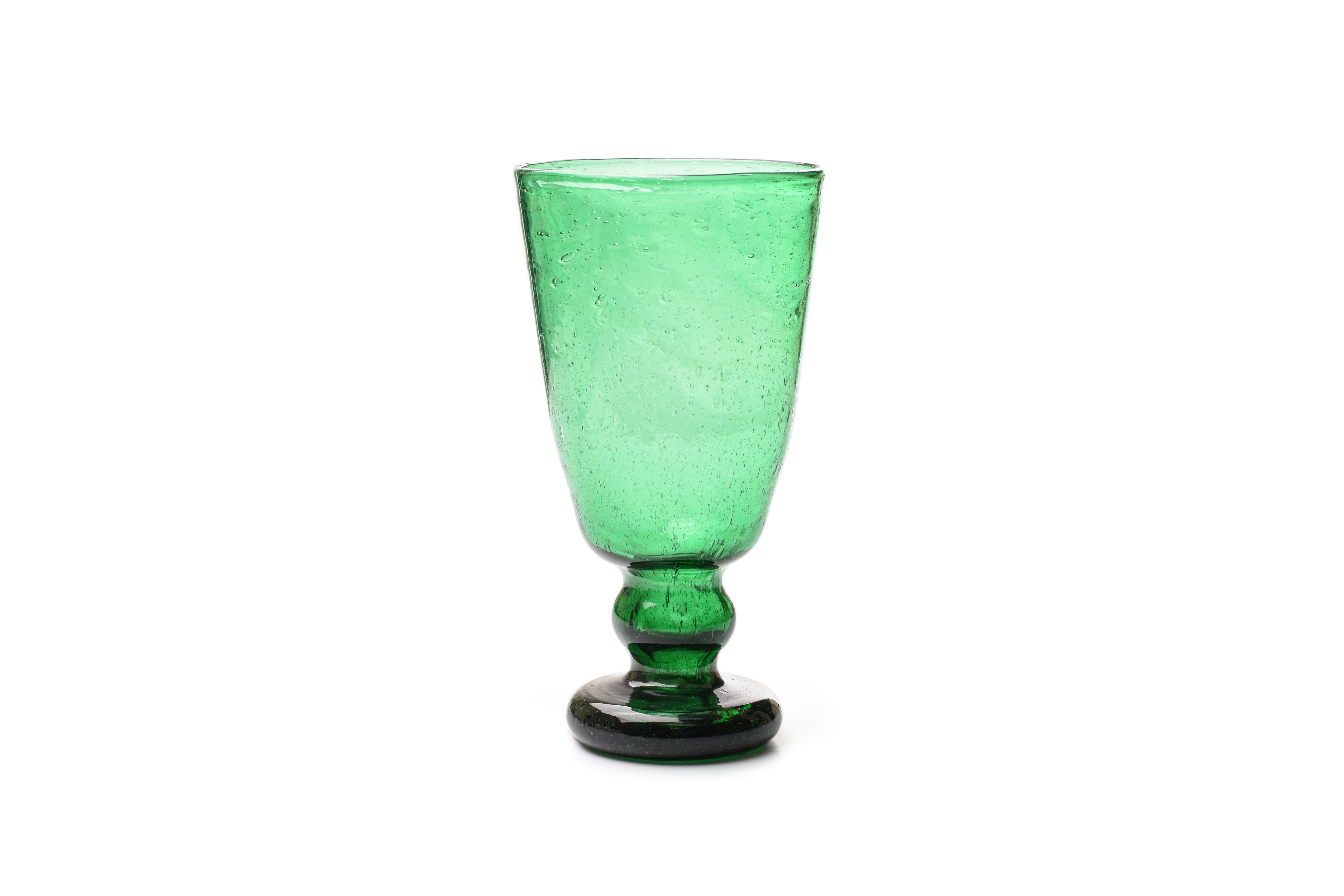 V Shaped Glass Cup