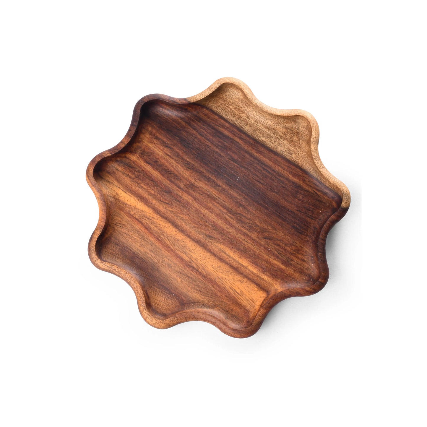 Flower Wooden Platter