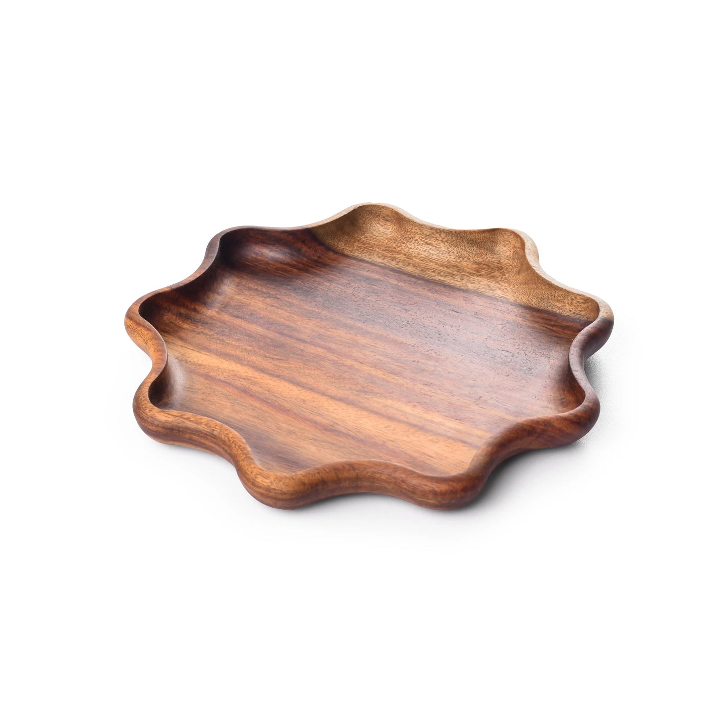 Flower Wooden Platter