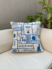 Ancient Egyptian Screen Printed Cushion Cover