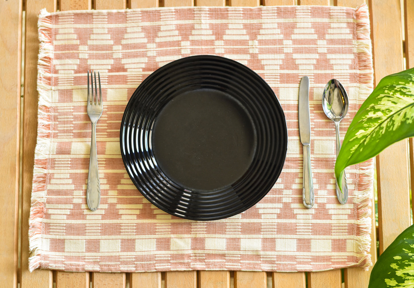 Handwoven Jacquard Placement