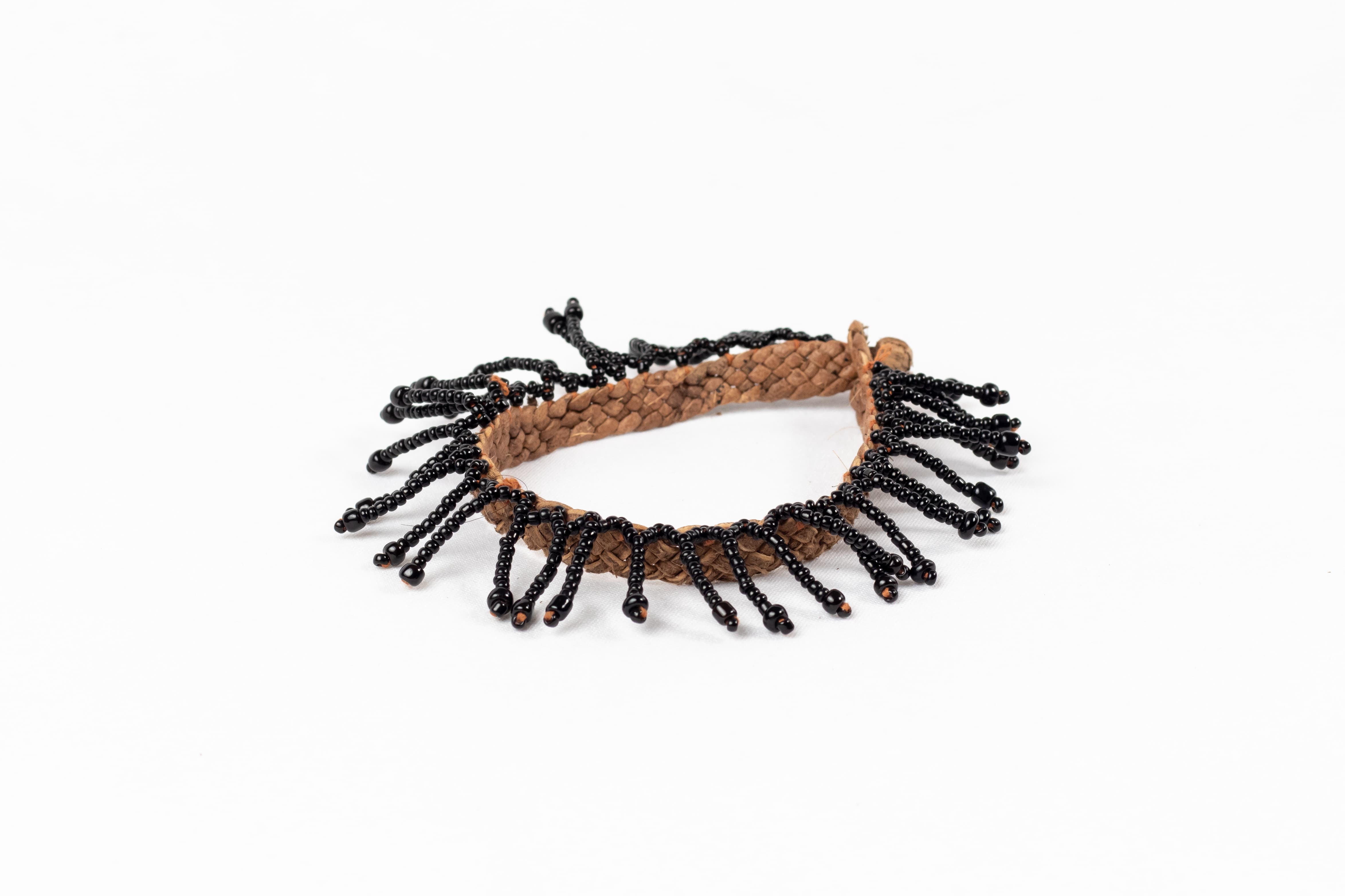 Beaded Leather Bracelet