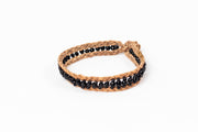 Beaded Leather Bracelet