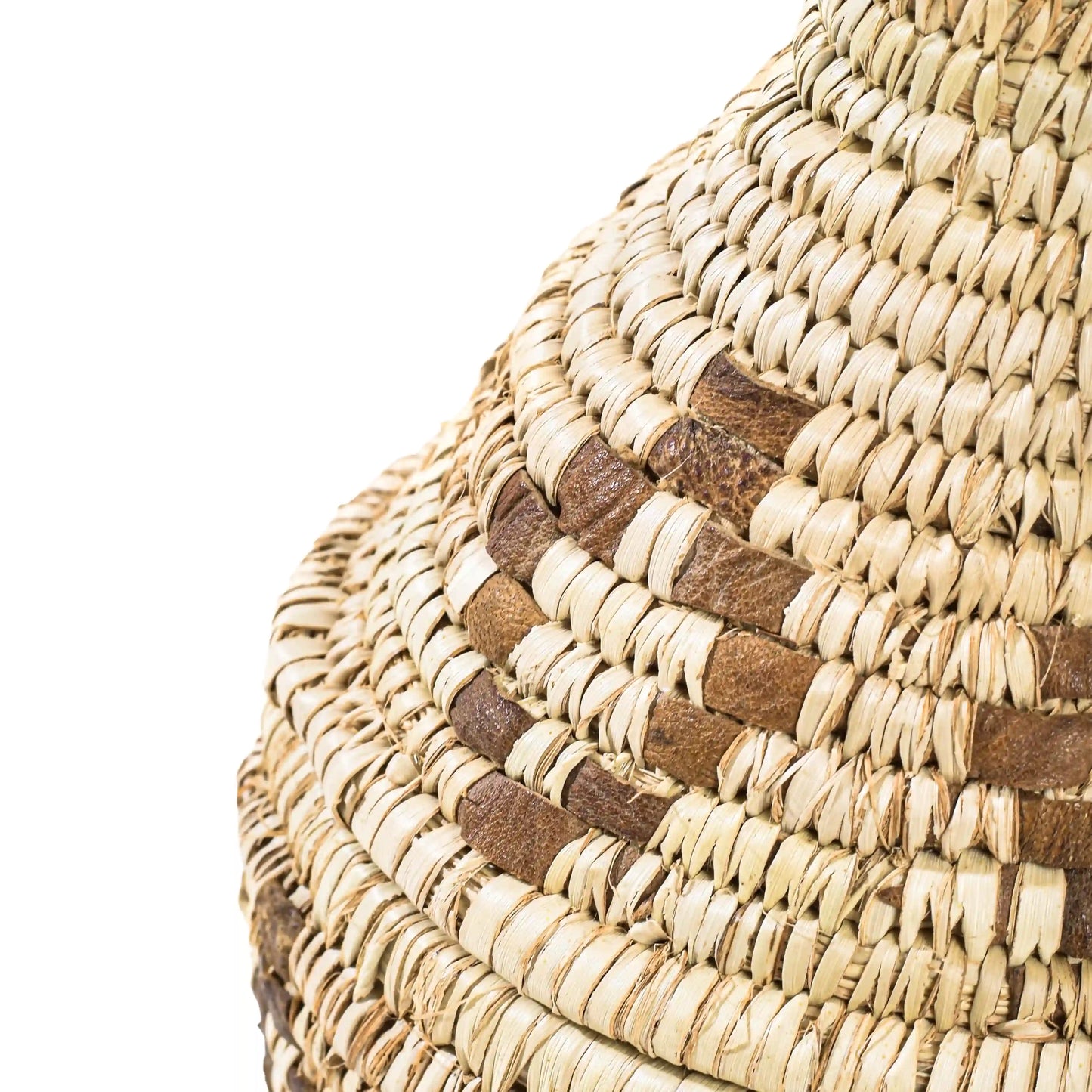 Lidded Khous and Leather Kabouta Box