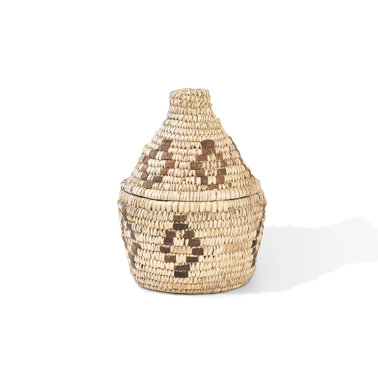 Lidded Khous and Leather Kabouta Box