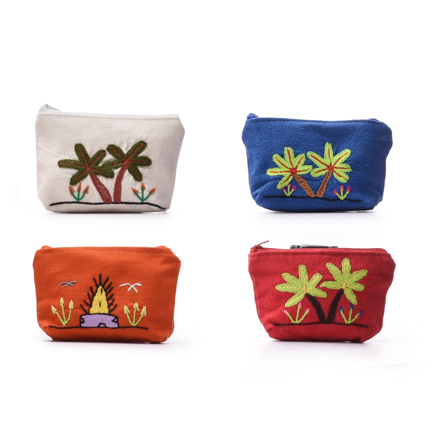 Hand Embroidered Coin Purse