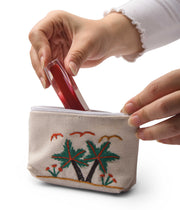 Hand Embroidered Coin Purse