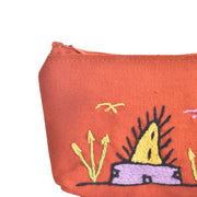 Hand Embroidered Coin Purse