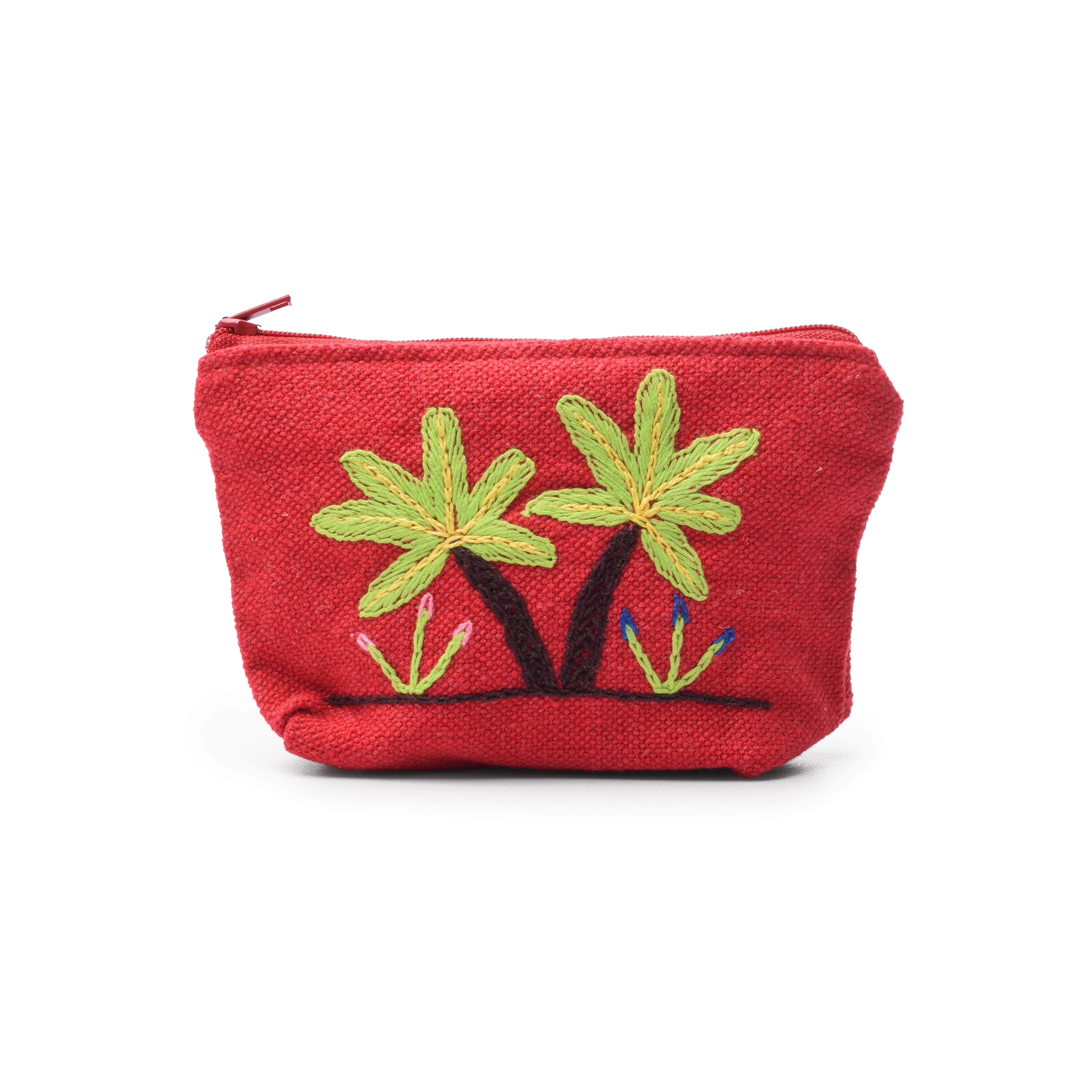 Hand Embroidered Coin Purse