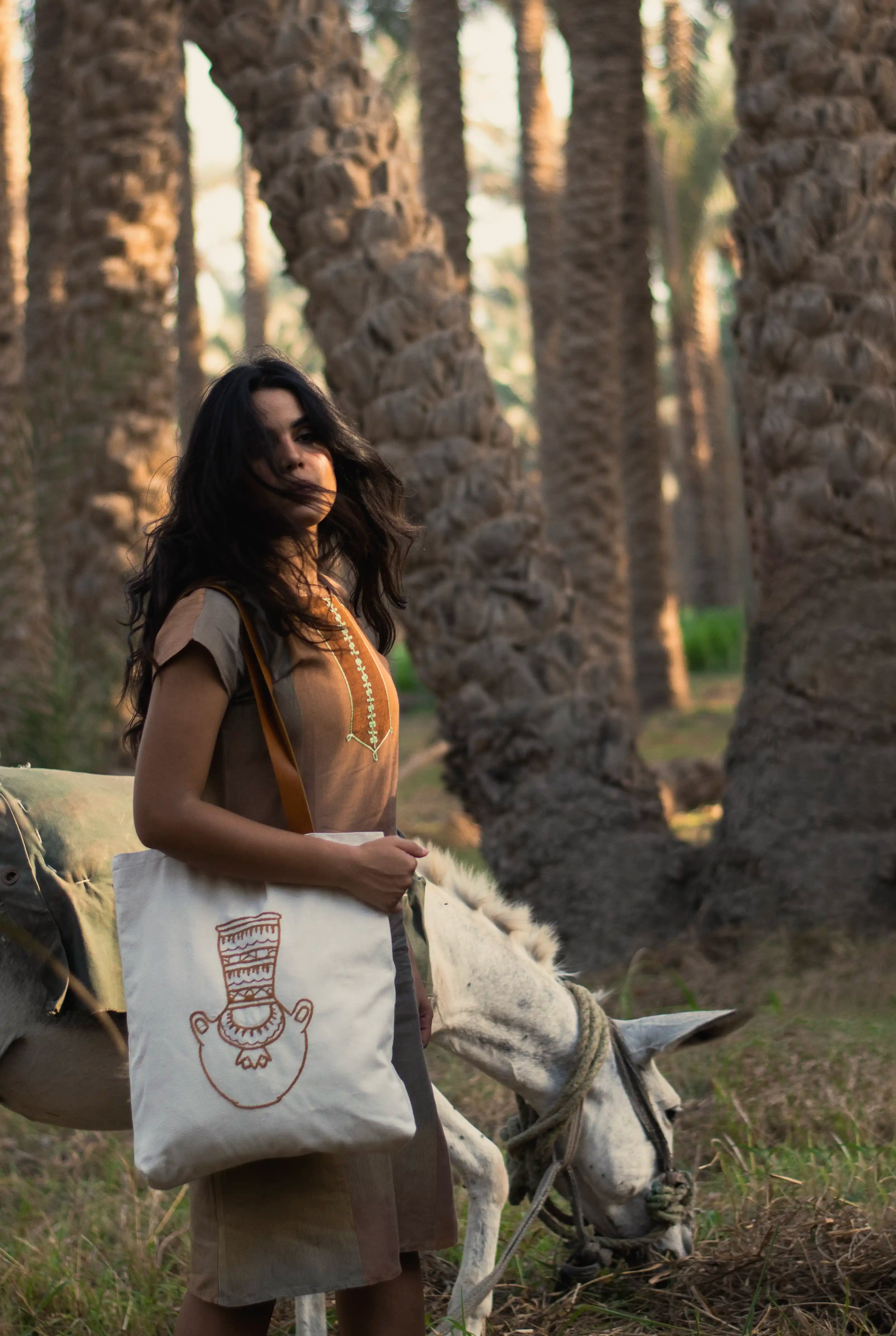 Ancient Egyptian Jar Tote Bag