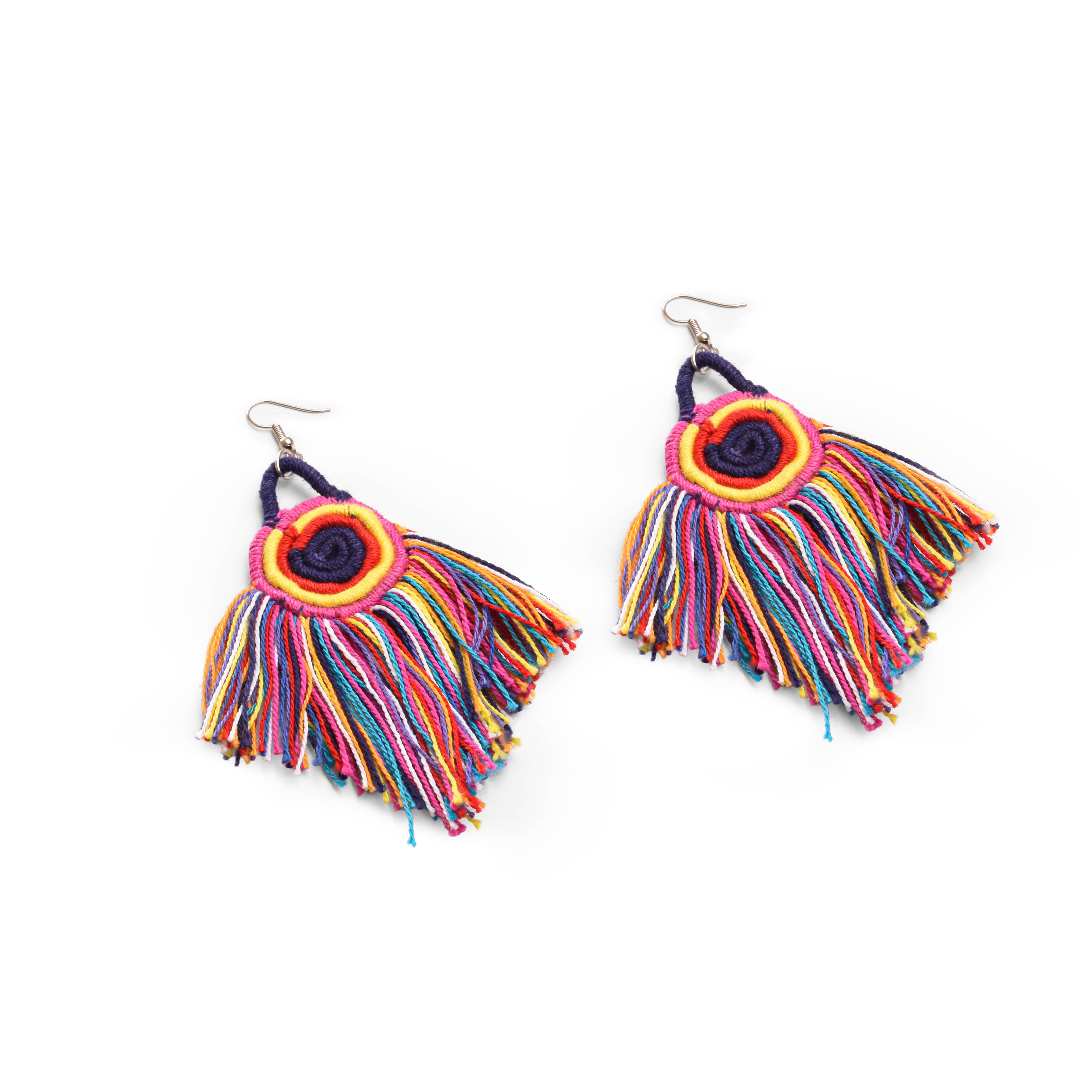 Tasselled Thread Earrings