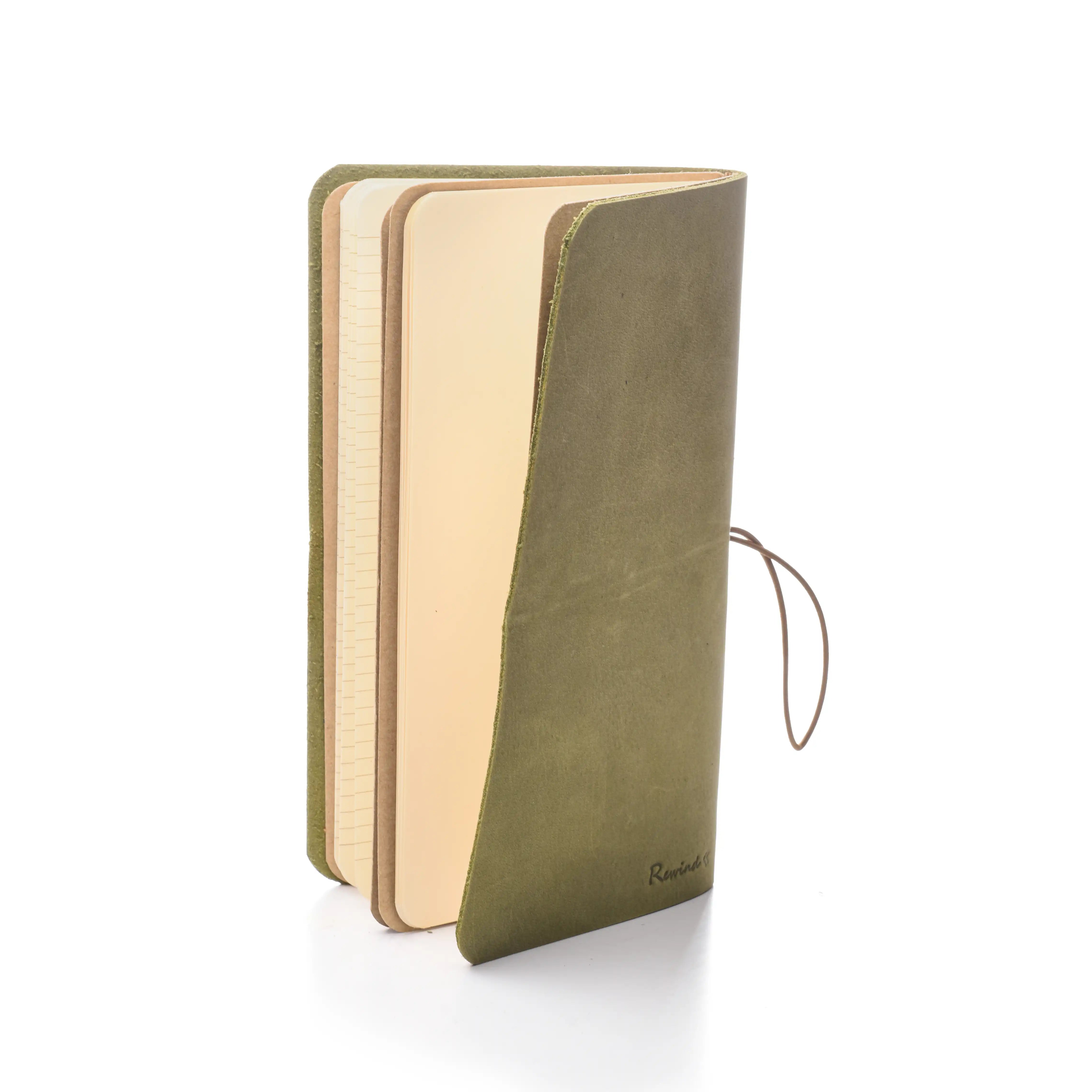 Leather Note Half Plain Half Underlined
