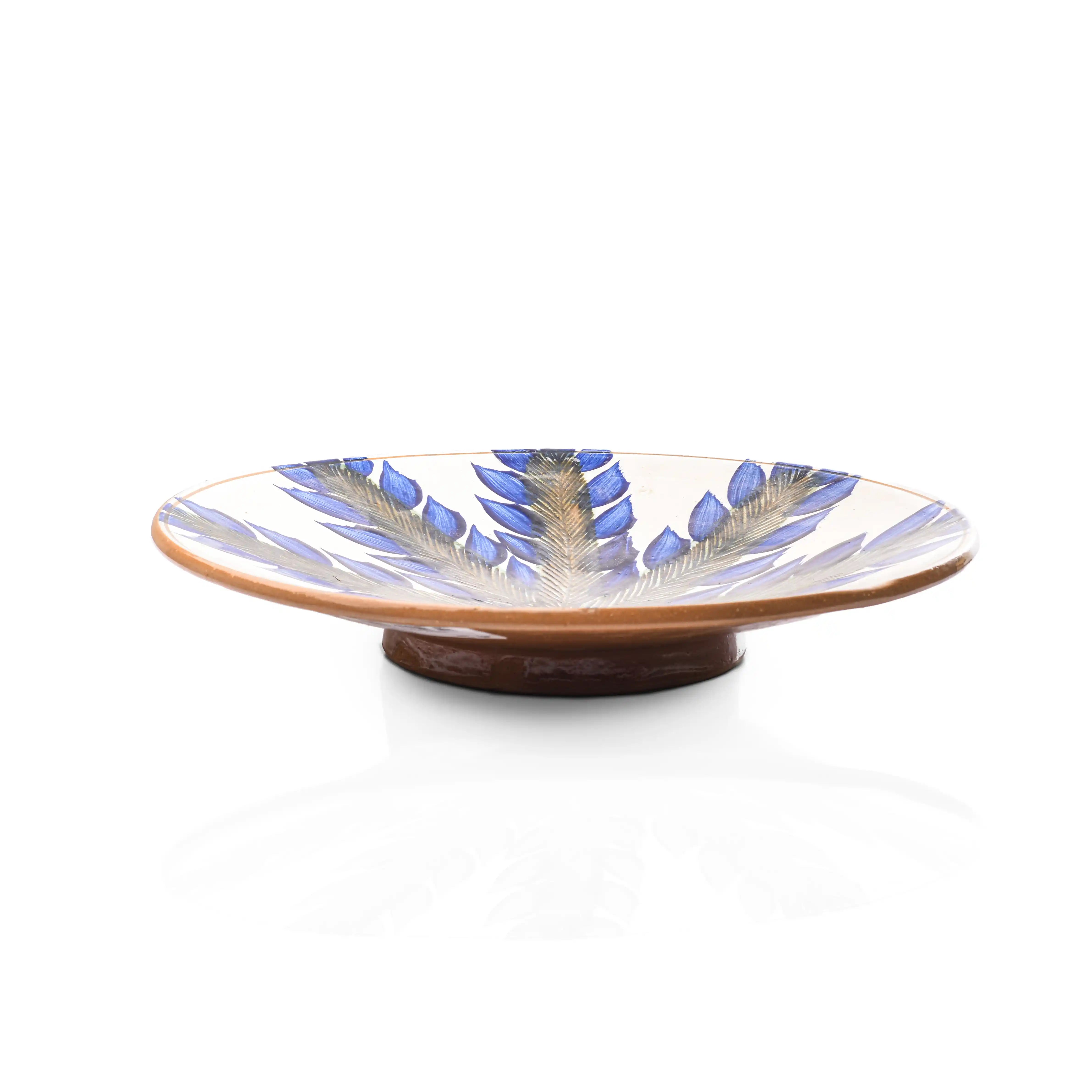 Red Palm Tree  Small Platter