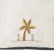 Palm Tree Embroidered Tote Bag