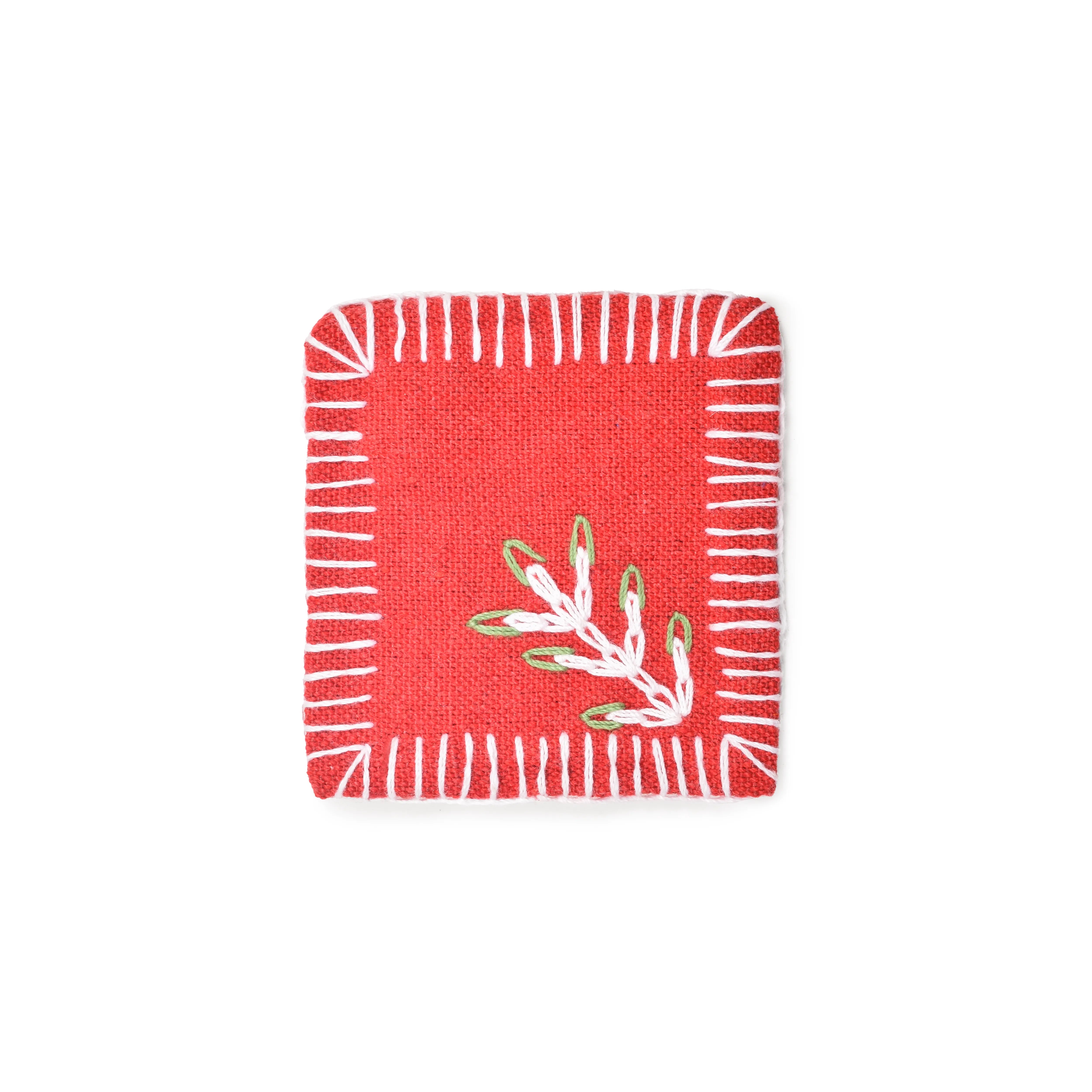 Hand Embroidered Coaster