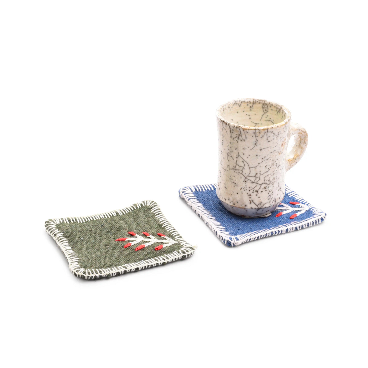 Hand Embroidered Coaster