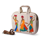 Hand painted & Embroidered Laptop Bag 30*40
