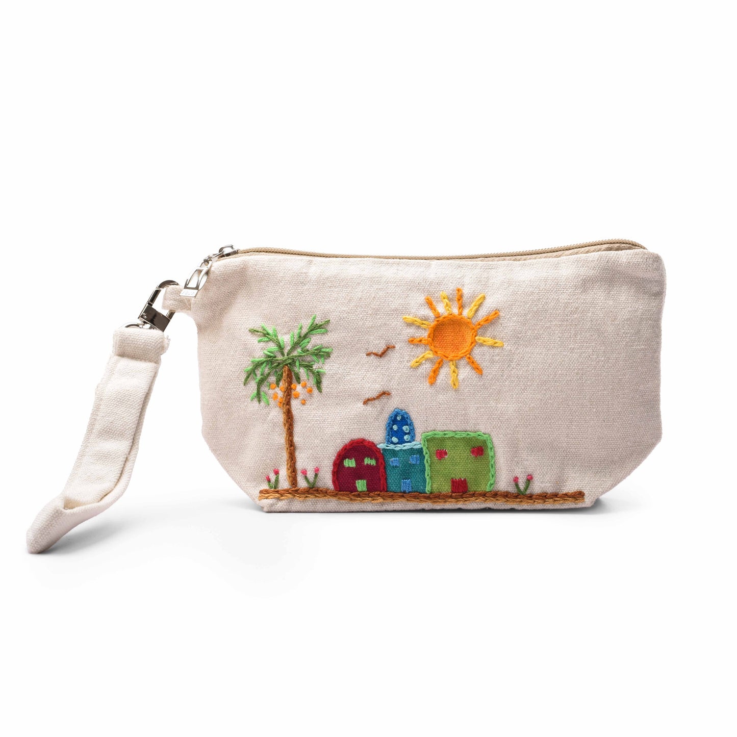 Embroidered Makeup Bag