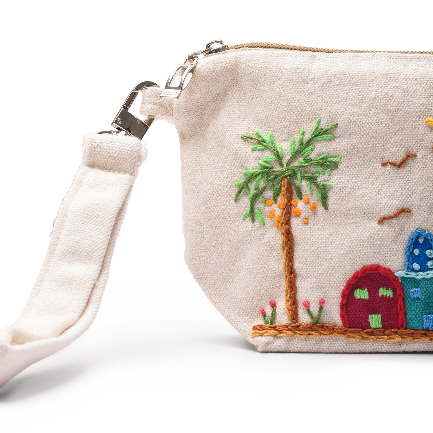 Embroidered Makeup Bag