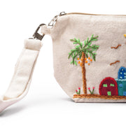 Embroidered Makeup Bag