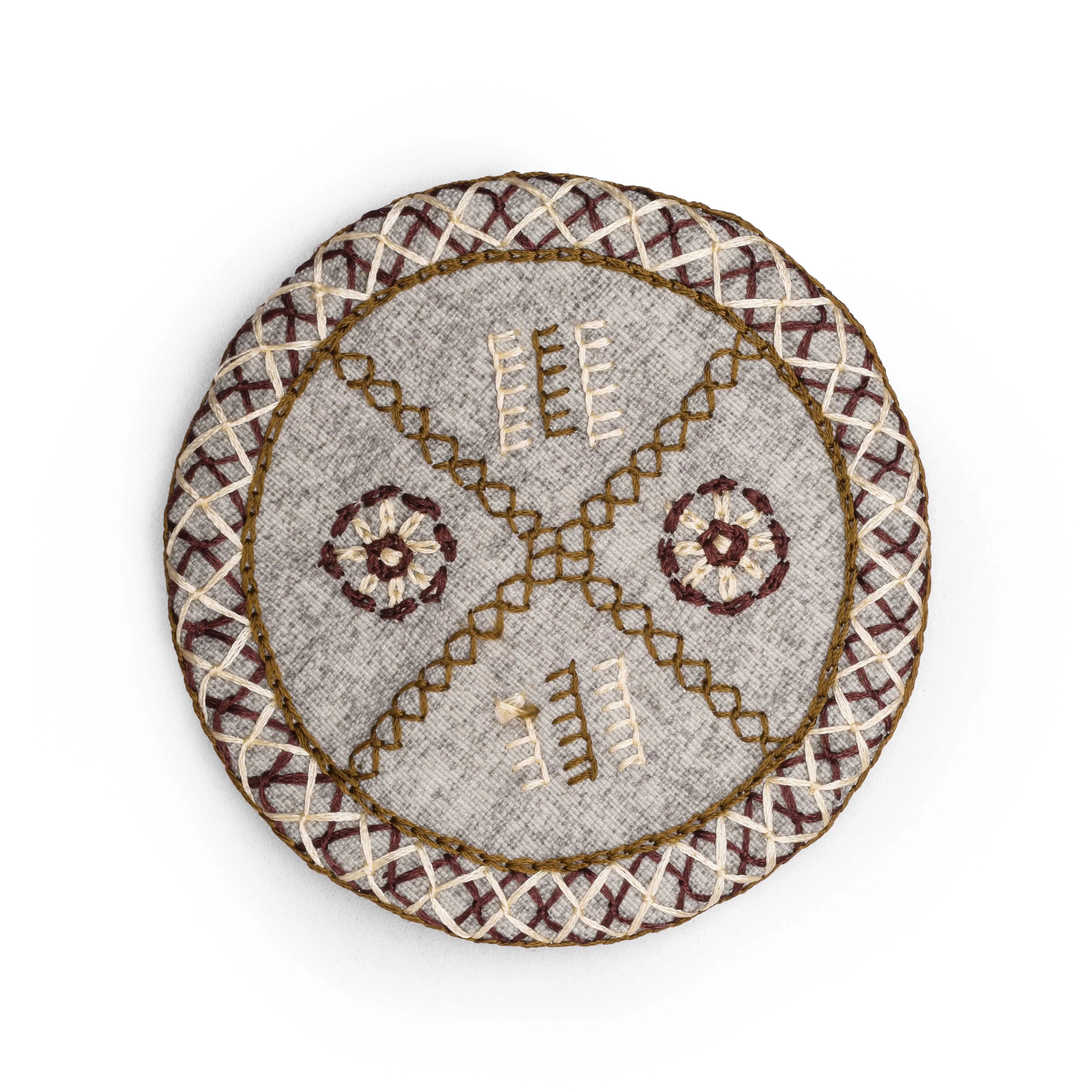 Siwa Embroidery Coaster