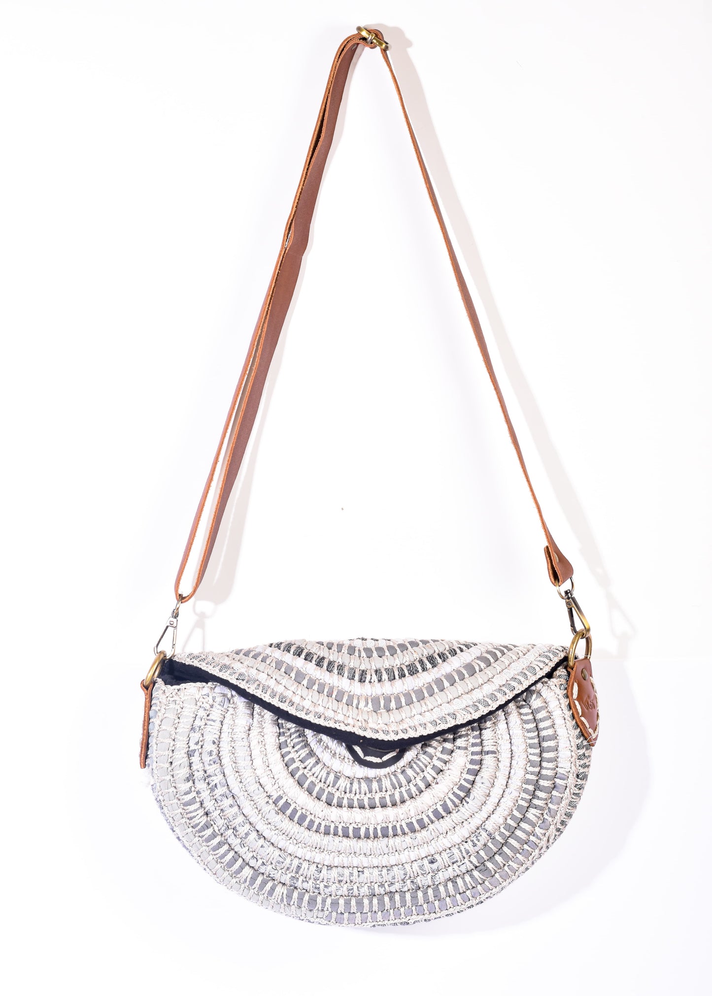 Recycled Half Moon Bag