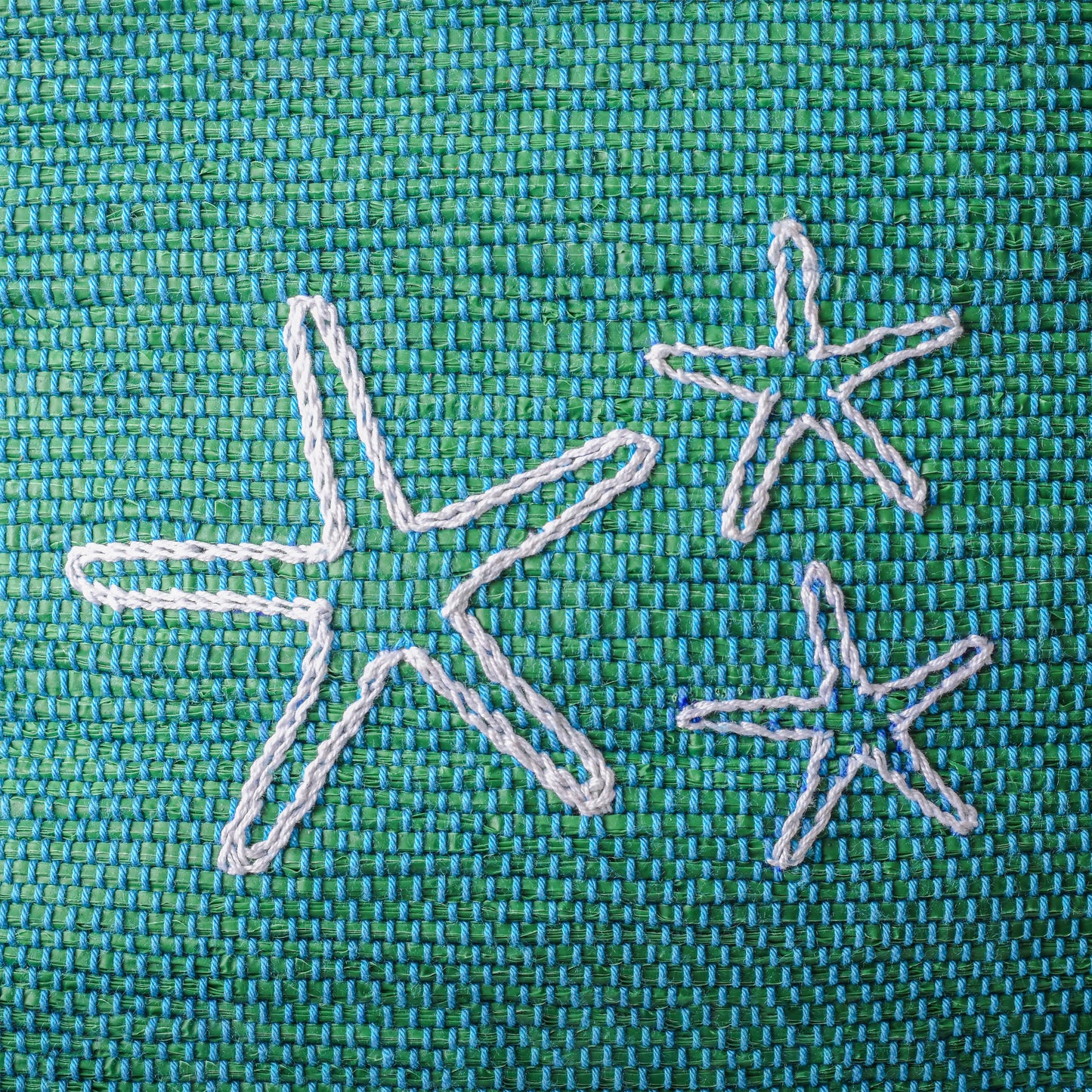 Upcycled Plastic Stars Bag