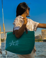 Upcycled Plastic Stars Bag