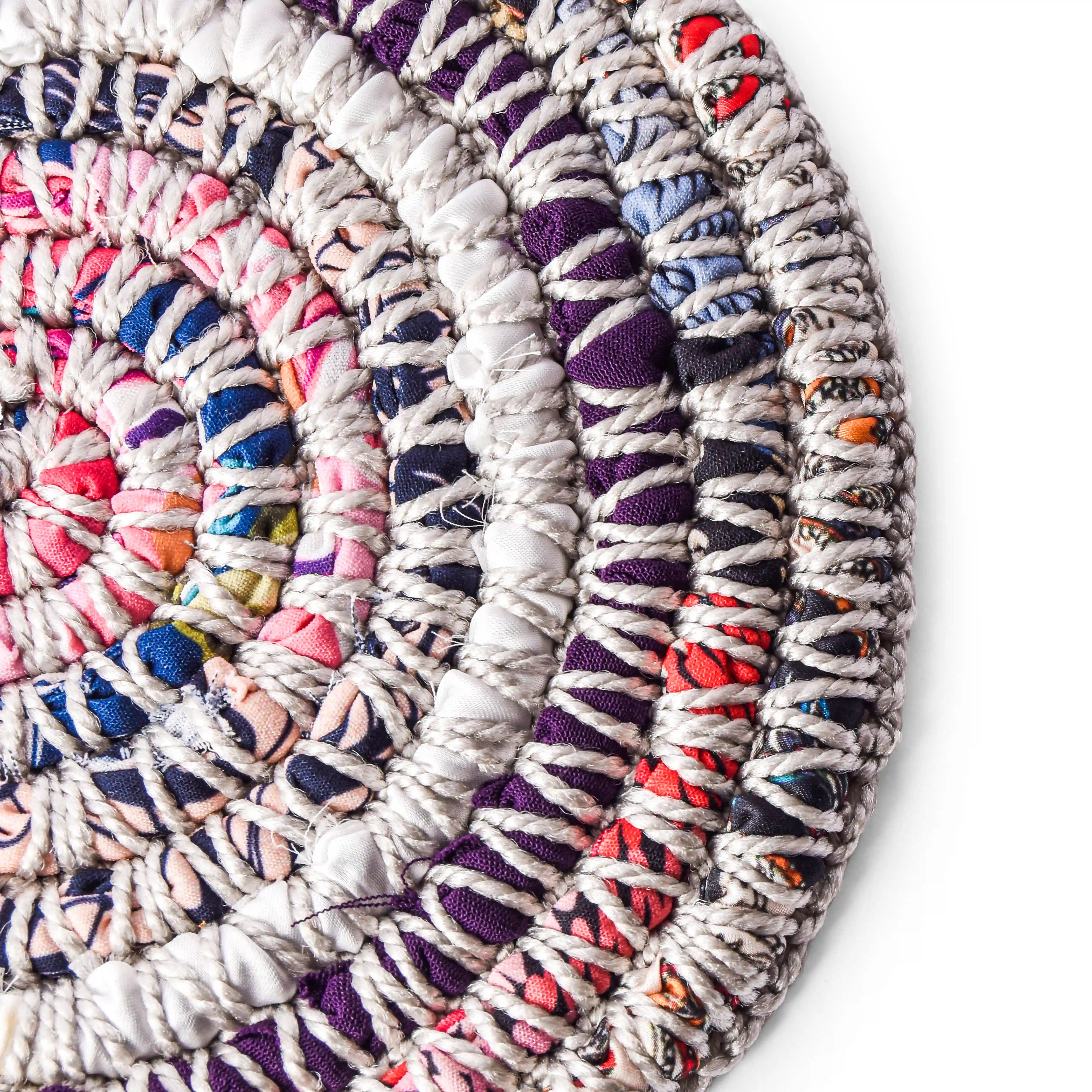 Upcycled Fabric Coaster